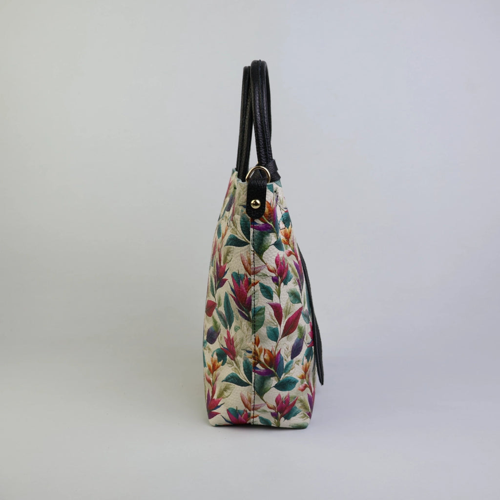 Small Tote Bag - Crimson Heliconia