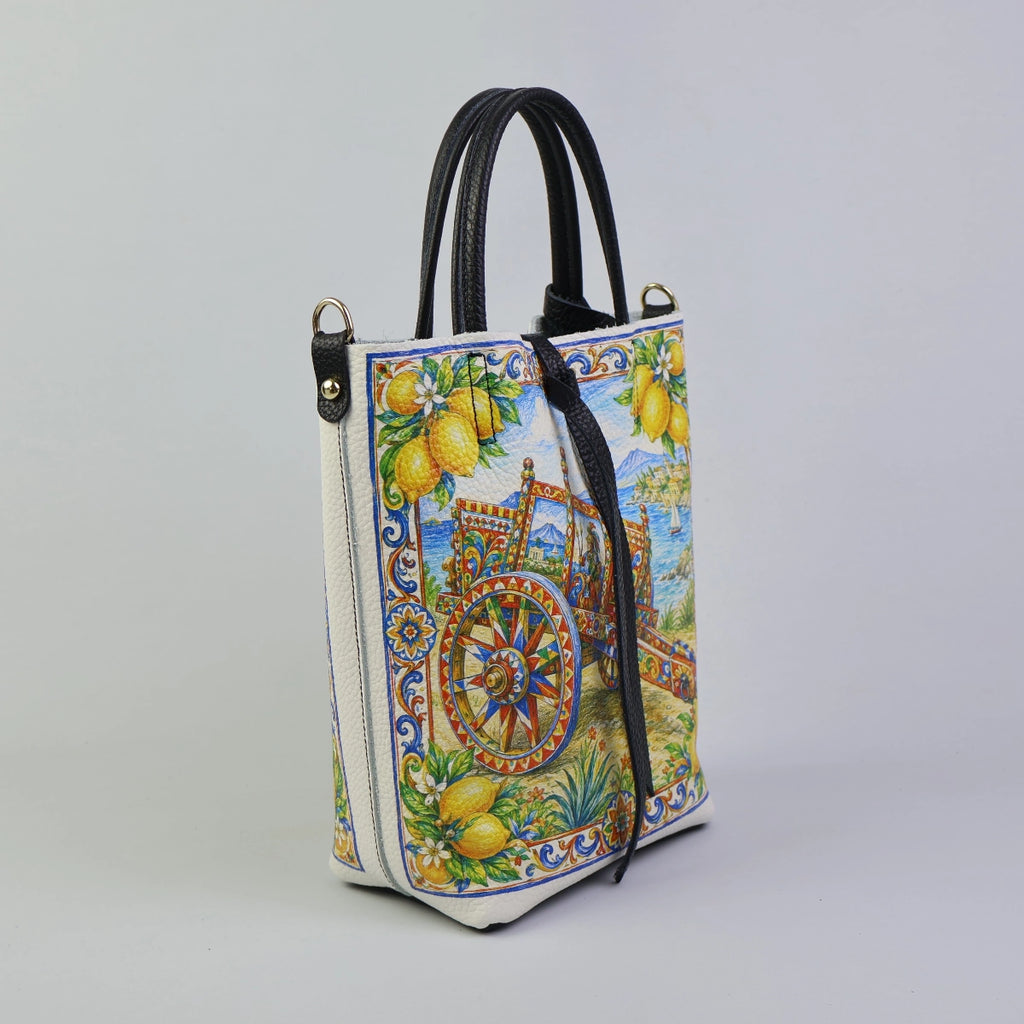 Piccola Tote Bag - Carretto Siciliano