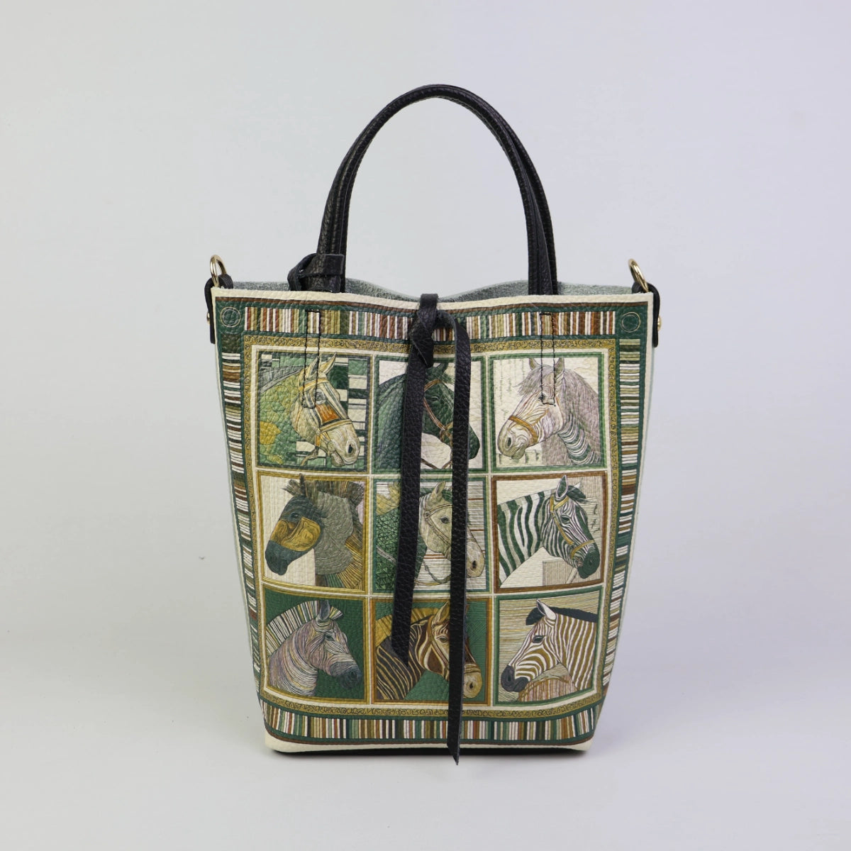 Small Tote Bag - Cavalli Squares