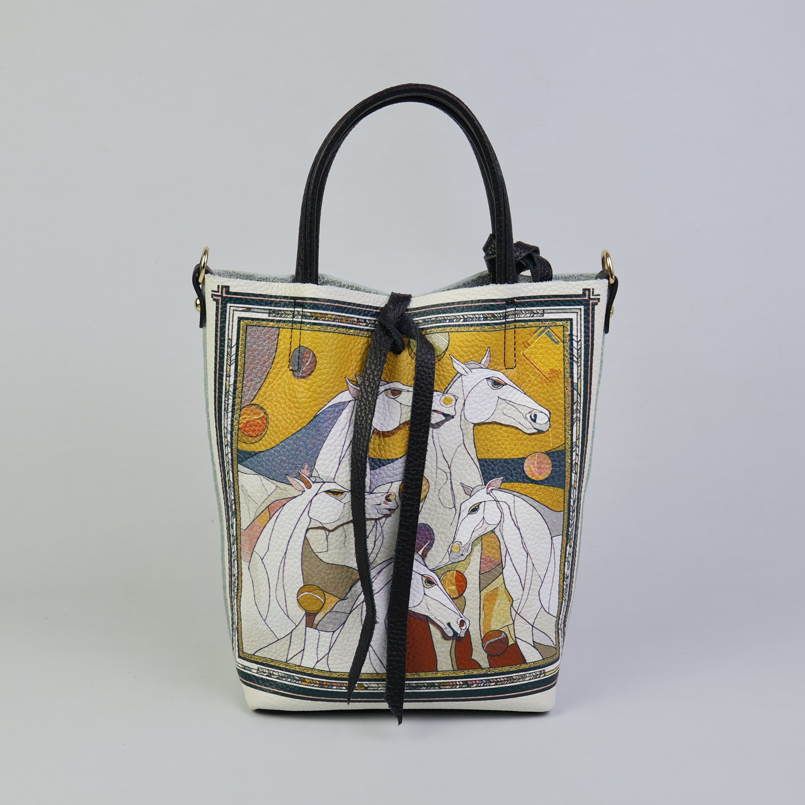 Small Tote Bag - Solar Horses