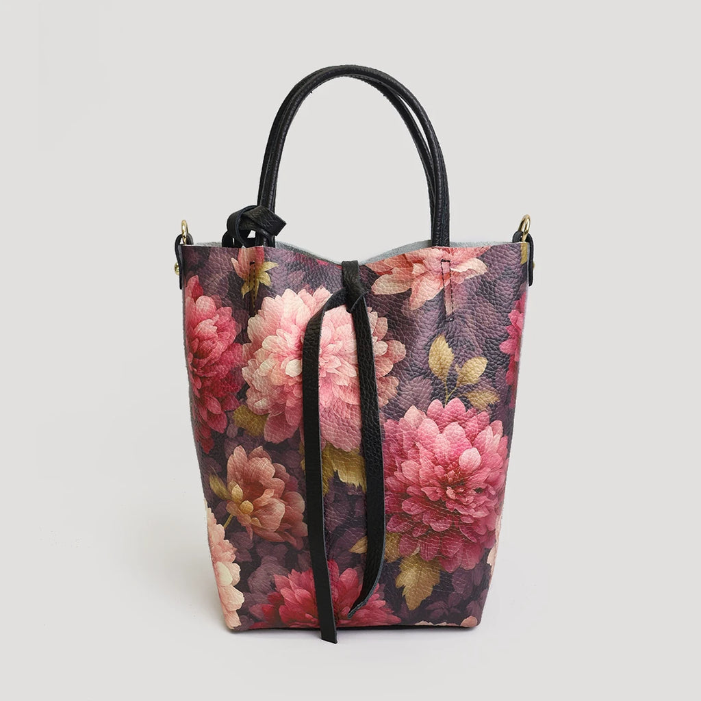 Piccola Tote Bag - Mulberry Dahlia